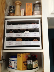 My new spice cabinet.